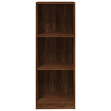 Libreria 3 Ripiani Rovere Marrone 40x24x109cm Legno truciolato