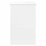 Scrivania con Cassetti Bianca 102x50x76 cm in Legno truciolato