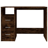 Scrivania Cassetti Rovere Fumo 102x50x76 cm Legno truciolato