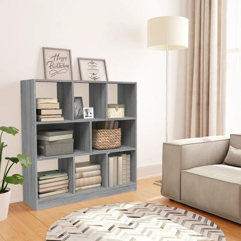 Libreria Grigio Sonoma 97,5x29,5x100 cm in Legno truciolato