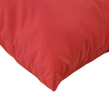 Cuscini per Divano 4 pz Rossi 40x40 cm in Tessuto