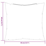 Cuscini per Divano 4 pz Rossi 40x40 cm in Tessuto