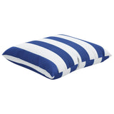 Cuscini Decorativi 4 pz Blu e Bianco 40x40 cm Tessuto