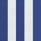 Cuscini Decorativi 4 pz Blu e Bianco 40x40 cm Tessuto
