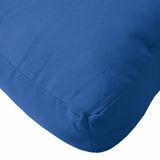 Cuscino per Pallet Blu Reale 50x50x12 cm in Tessuto