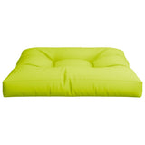 Cuscino per Pallet Verde Brillante 70x70x12 cm in Tessuto
