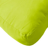 Cuscino per Pallet Verde Brillante 70x70x12 cm in Tessuto