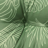 Cuscino per Pallet con Motivo a Foglie 70x70x12 cm in Tessuto
