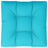 Cuscino per Pallet Turchese 80x80x12 cm in Tessuto