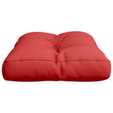 Cuscino per Pallet Rosso 60x40x12 cm in Tessuto