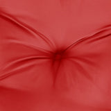 Cuscino per Pallet Rosso 60x40x12 cm in Tessuto