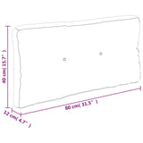 Cuscino per Pallet Rosa 80x40x12 cm in Tessuto