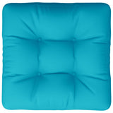 Cuscino per Pallet Turchese 60x61,5x10 cm in Tessuto Oxford