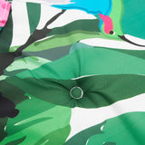 Cuscino Panca da Giardino Multicolore 100x50x4cm Tessuto Oxford