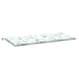 Cuscino per Panca a Foglie 100x50x3 cm in Tessuto Oxford