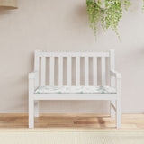 Cuscino per Panca a Foglie 100x50x3 cm in Tessuto Oxford