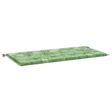 Cuscino per Panca a Foglie 120x50x4 cm in Tessuto Oxford