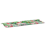 Cuscino Panca Giardino Multicolore 150x50x4cm in Tessuto Oxford