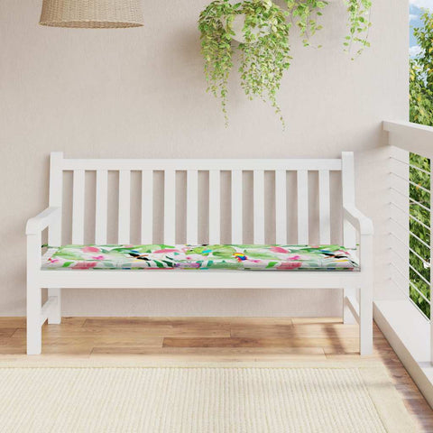 Cuscino Panca Giardino Multicolore 150x50x4cm in Tessuto Oxford