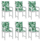 Cuscini posteriori Foglia 6 pcs Motivo Foglia 100 x 50 x 3 cm