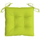Cuscini per Sedia 2 pz Verde Intenso 40x40x7 cm Tessuto Oxford