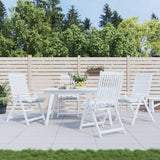 Cuscini per Sedia 4pz Motivo a Foglie 50x50x7 cm Tessuto Oxford