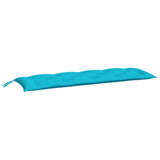Cuscino per Panca Turchese 150x50x7 cm in Tessuto Oxford