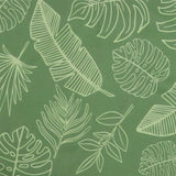 Cuscini Panca Giardino 2 pz Motivo a Foglie 100x50x7 cm Tessuto