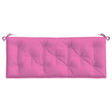 Cuscini per Panca da Giardino 2 pz Rosa 120x50x7 cm in Tessuto