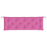 Cuscini per Panca da Giardino 2 pz Rosa 150x50x7 cm in Tessuto
