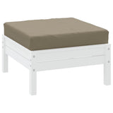 Cuscino per Pallet Tortora 60x60x9,5 cm in Tessuto Oxford