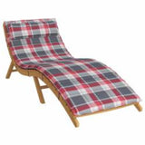 Cuscino per Lounger Sole Rosso e grigio 178 x 60 x 4 cm