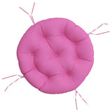 Cuscino Rotondo Rosa  60x11 cm in Tessuto Oxford