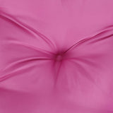 Cuscino Rotondo Rosa  60x11 cm in Tessuto Oxford