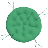 Cuscino Rotondo Verde  100x11 cm in Tessuto Oxford