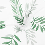 Cuscino Rotondo Motivo a Foglie  100x11 cm in Tessuto Oxford