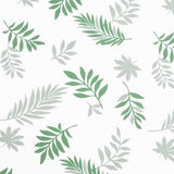 Cuscino Rotondo Motivo a Foglie  100x11 cm in Tessuto Oxford