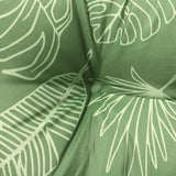 Cuscino Rotondo Motivo a Foglie  100x11 cm in Tessuto Oxford