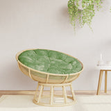 Cuscino Rotondo Motivo a Foglie  100x11 cm in Tessuto Oxford
