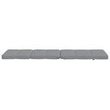 Cuscini per Sedia a Sdraio 2 pz Grigio in Tessuto Oxford