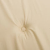 Cuscini per Sedia a Sdraio 2 pz Beige in Tessuto Oxford