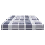 Cuscini Sedia Sdraio 2pz Motivo Quadri Grigio in Tessuto Oxford