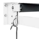 Tenda da Sole Retrattile Antracite 3x2,5 m Tessuto e Alluminio