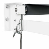 Tenda da Sole Retrattile Antracite 3,5x2,5m Tessuto e Alluminio