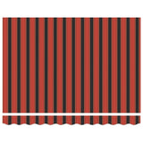 Tenda Retrattile Arancione Marrone 3,5x2,5m Tessuto e Alluminio