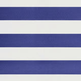 Tenda Sole Automatica Retrattile Blu e Bianca 4x3 m