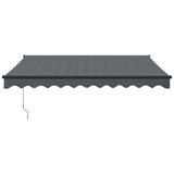 Tenda Sole Automatica Retrattile Antracite 3x2,5 m