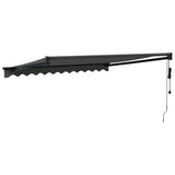 Tenda Sole Automatica Retrattile Antracite 3x2,5 m