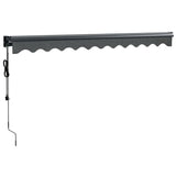 Tenda Sole Automatica Retrattile Antracite 3x2,5 m