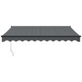 Tenda Sole Automatica Retrattile Antracite 3,5x2,5 m